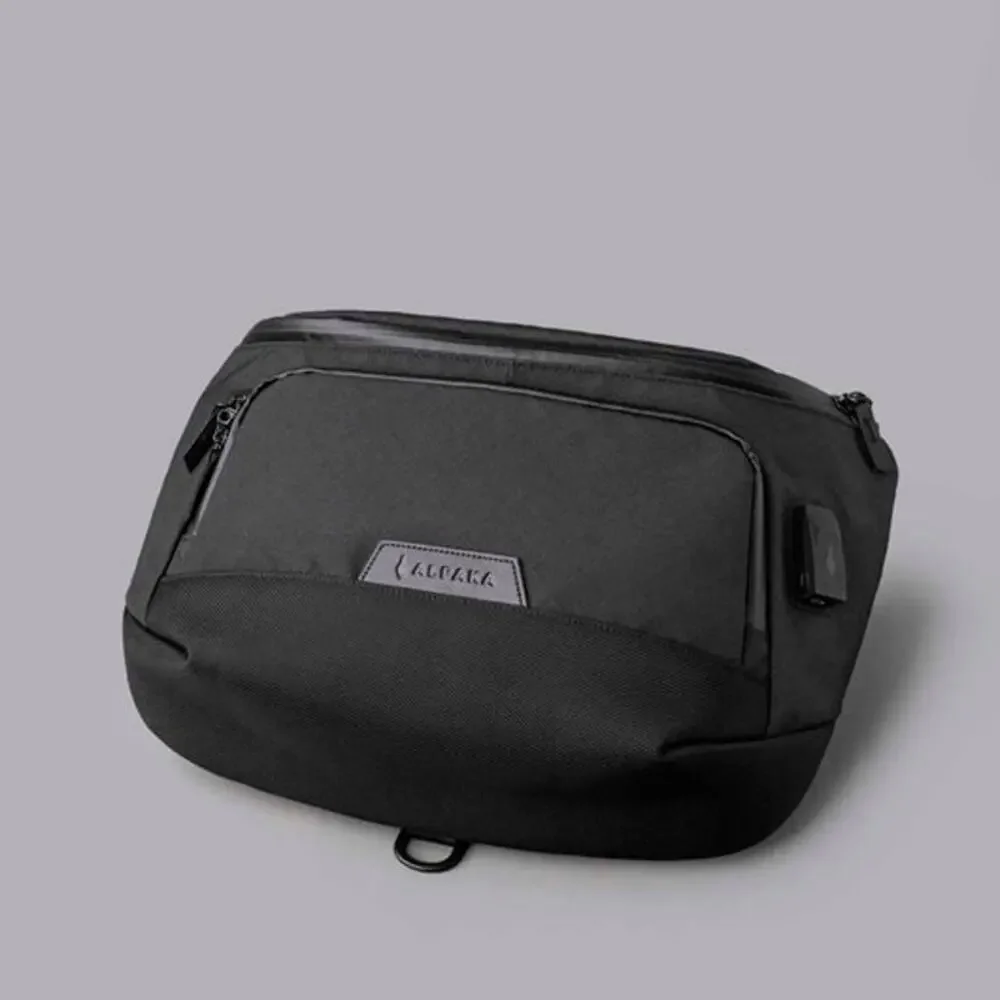 NWT Alpaka Bravo Sling Max V2 Travel Laptop Bag Black Axogrid 300D